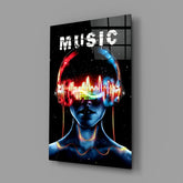 Music Glass Wall Art.